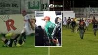 لاعب كرة قدم يواجه تهمة محاولة قتل حكم أثناء المباراة (فيديو)